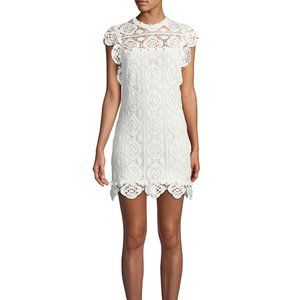 Saylor Fiona Embriodered Crochet Lace Shift Dress